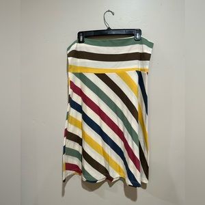 Massimo striped skirt